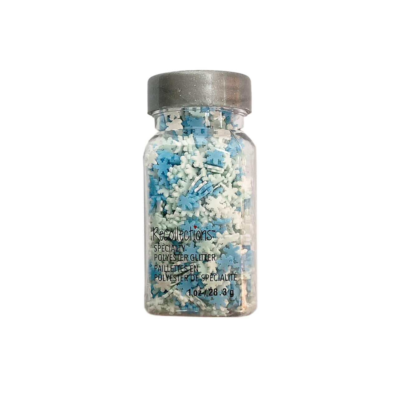 12 Pack: Snowflake Specialty Polyester Glitter by Recollections™